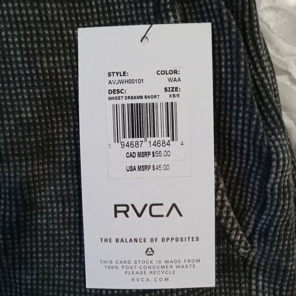 RVCA sweet dreams shorts size XS - Picture 3 of 4